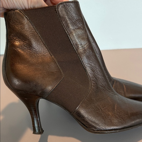 Donald J. Pliner Dark Brown Heeled Boots - Picture 10 of 10